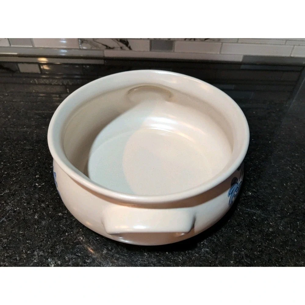 EUC PFALTZGRAFF YORKTOWNE BLUE 2QT ROUND CASSEROLE COVERED SERVING BOWL WITH LID